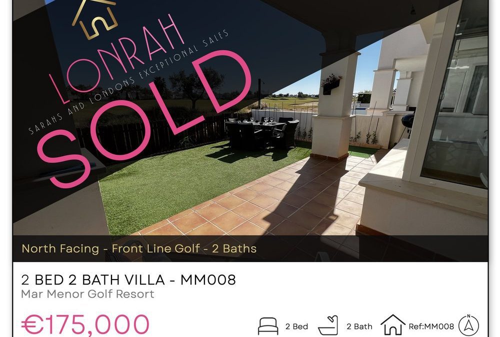180 Lonrah Mar Menor Golf Resort Property LISTING MM008 SOLD