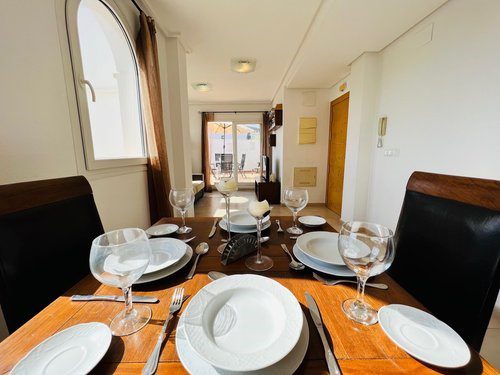 Hacienda Riquelme Golf Resort Apartment - HR006 21 Lonrah Hacienda Riquelme Golf Resort HR006 main living 01