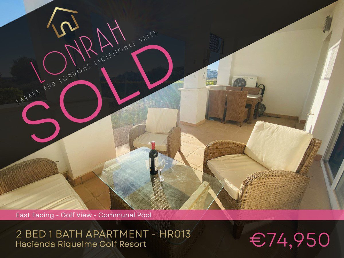 Lonrah Hacienda Riquelme Golf Resort HR013 SOLD Lonrah Hacienda Riquelme Golf Resort HR013 SOLD