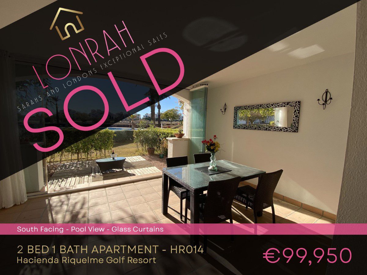 Lonrah Hacienda Riquelme Golf Resort HR014 SOLD Lonrah Hacienda Riquelme Golf Resort HR014 SOLD