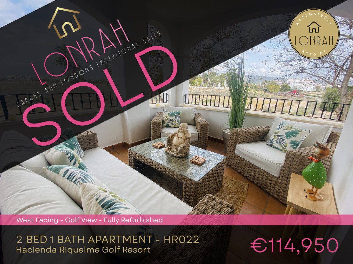 Lonrah Hacienda Riquelme Golf Resort HR022 SOLD Lonrah Hacienda Riquelme Golf Resort HR022 SOLD