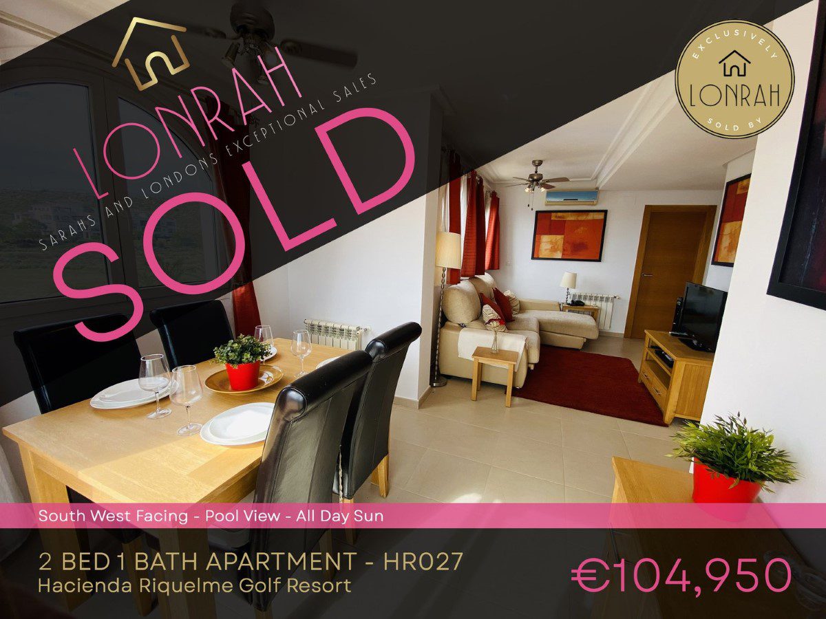 Lonrah Hacienda Riquelme Golf Resort HR027 SOLD Lonrah Hacienda Riquelme Golf Resort HR027 SOLD