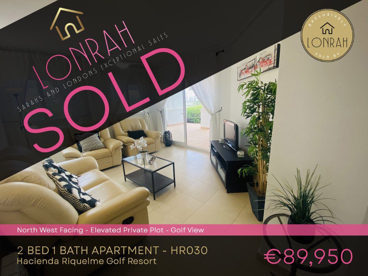 Lonrah Hacienda Riquelme Golf Resort HR030 SOLD Lonrah Hacienda Riquelme Golf Resort HR030 SOLD