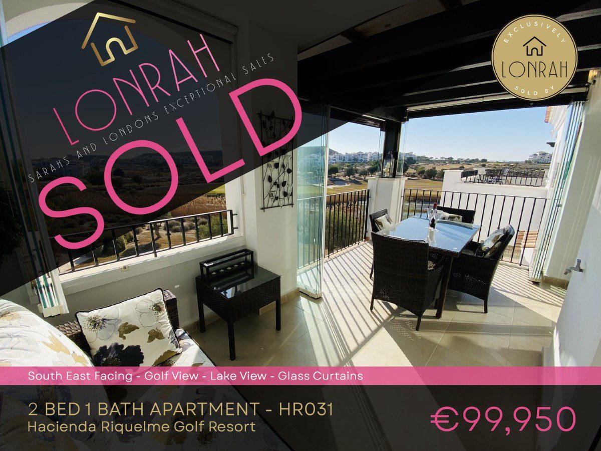 Lonrah Hacienda Riquelme Golf Resort HR031 SOLD Lonrah Hacienda Riquelme Golf Resort HR031 SOLD