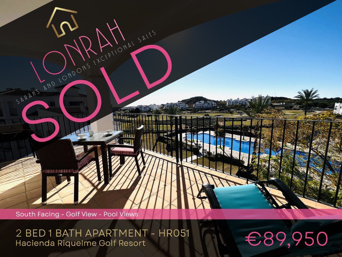 Lonrah Hacienda Riquelme Golf Resort HR051 SOLD Lonrah Hacienda Riquelme Golf Resort HR051 SOLD