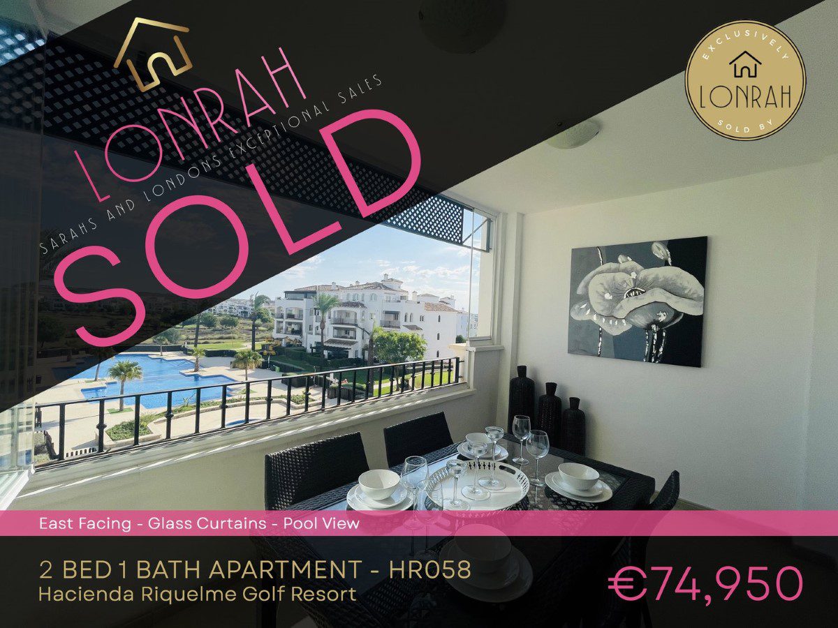 Lonrah Hacienda Riquelme Golf Resort HR058 SOLD Lonrah Hacienda Riquelme Golf Resort HR058 SOLD