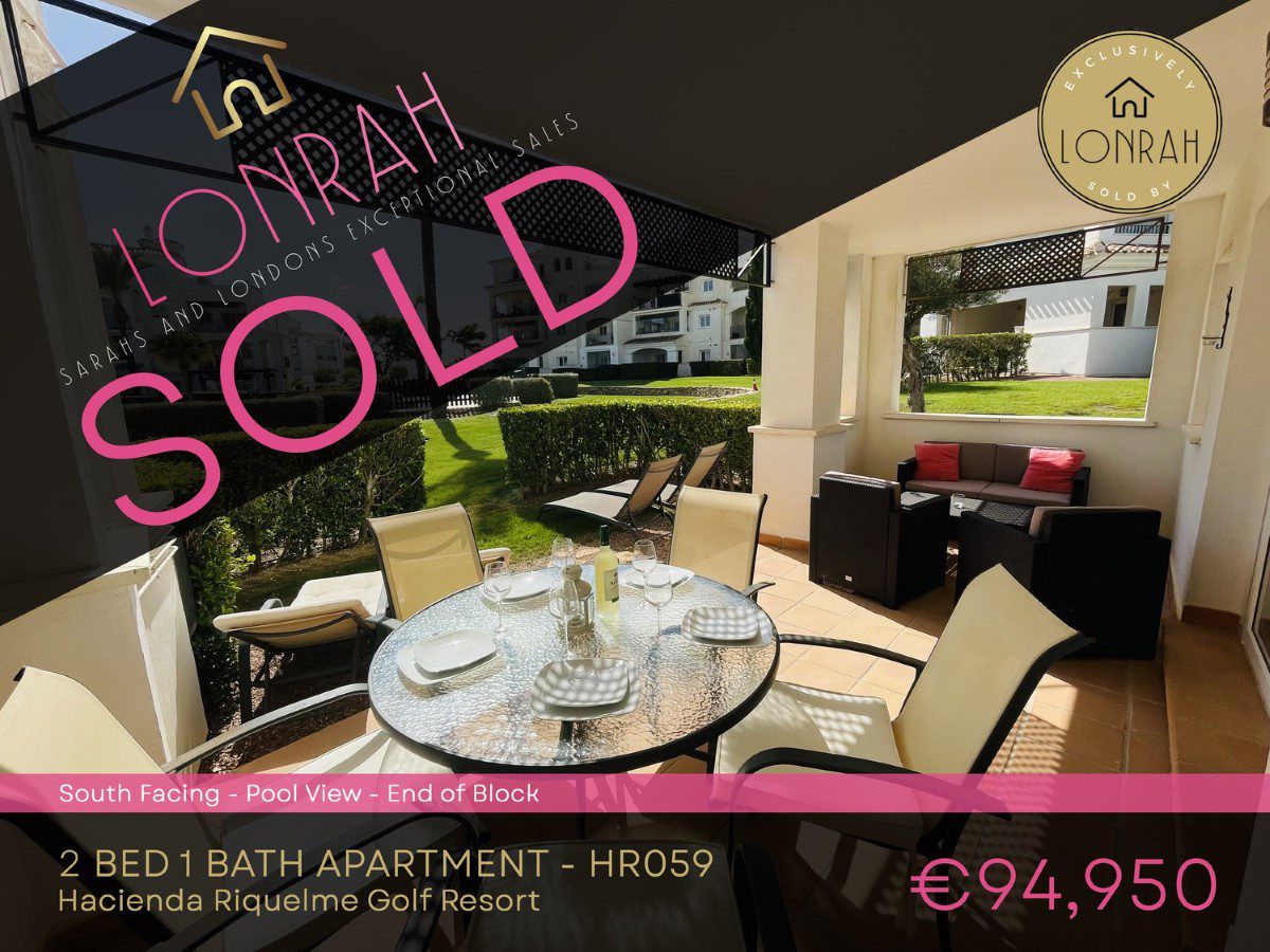 Lonrah Hacienda Riquelme Golf Resort HR059 SOLD Lonrah Hacienda Riquelme Golf Resort HR059 SOLD