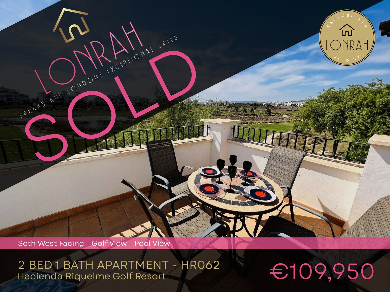 Lonrah Hacienda Riquelme Golf Resort HR062 SOLD Lonrah Hacienda Riquelme Golf Resort HR062 SOLD