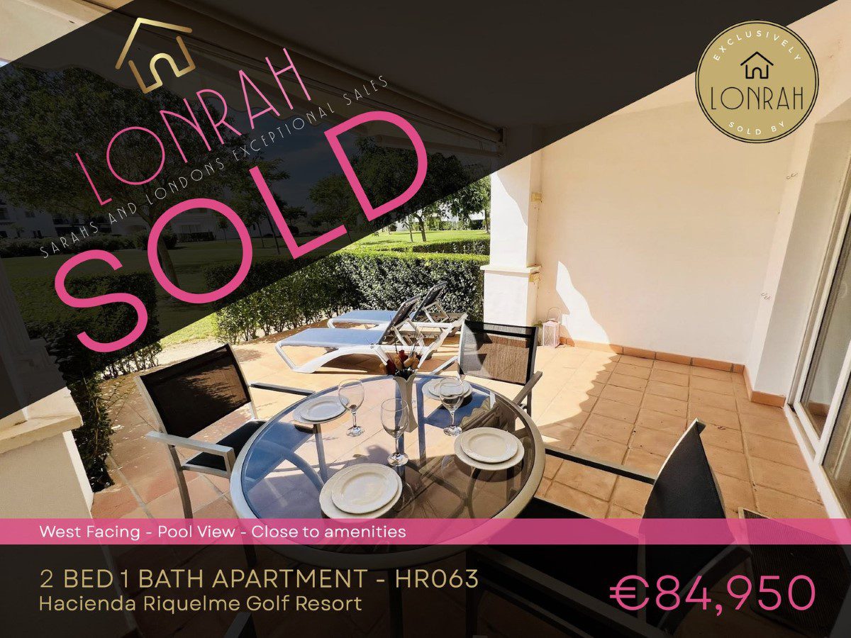 Lonrah Hacienda Riquelme Golf Resort HR063 SOLD Lonrah Hacienda Riquelme Golf Resort HR063 SOLD