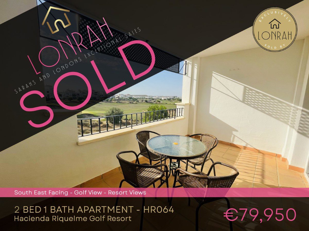 Lonrah Hacienda Riquelme Golf Resort HR064 SOLD Lonrah Hacienda Riquelme Golf Resort HR064 SOLD