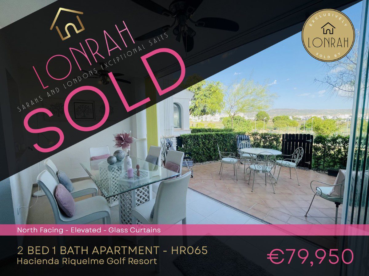 Lonrah Hacienda Riquelme Golf Resort HR065 SOLD