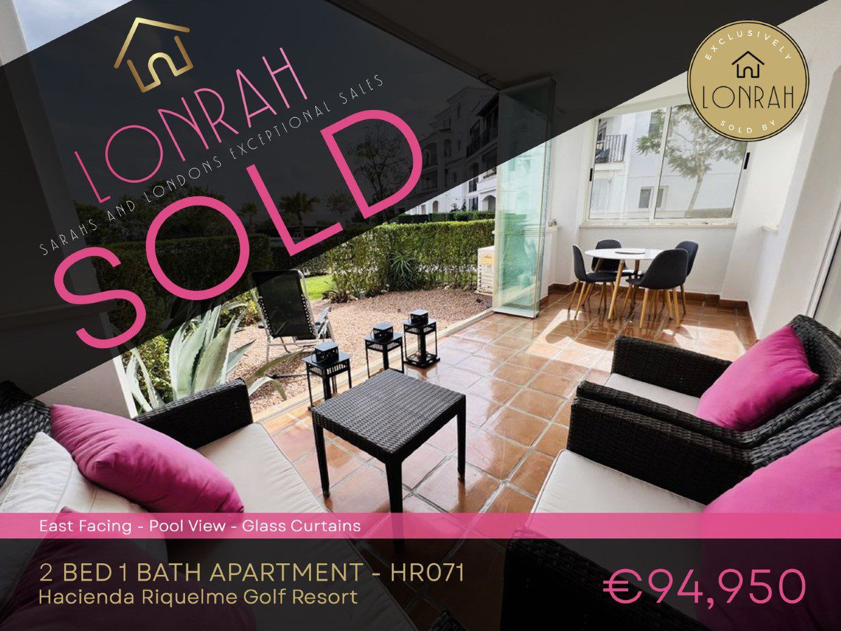 Lonrah Hacienda Riquelme Golf Resort HR071 SOLD Lonrah Hacienda Riquelme Golf Resort HR071 SOLD