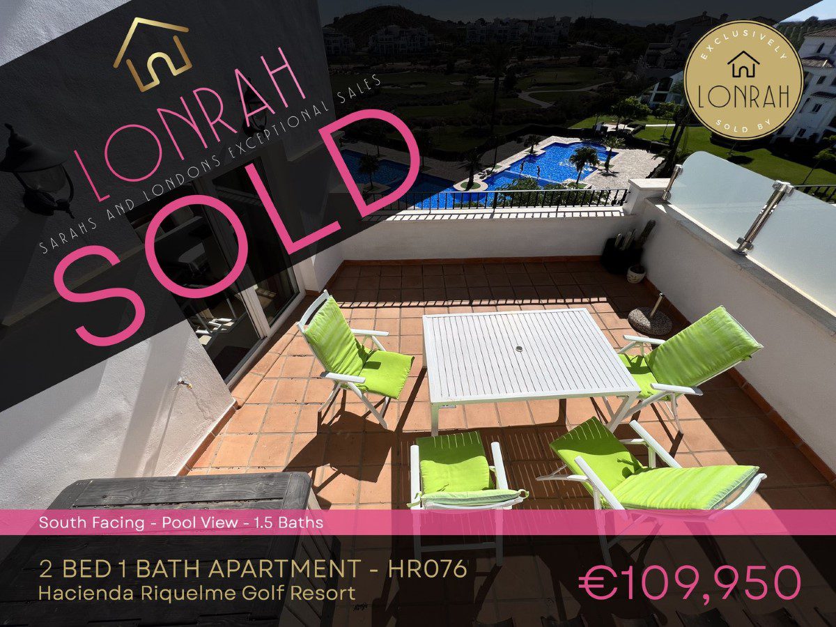 Lonrah Hacienda Riquelme Golf Resort HR076 SOLD Lonrah Hacienda Riquelme Golf Resort HR076 SOLD