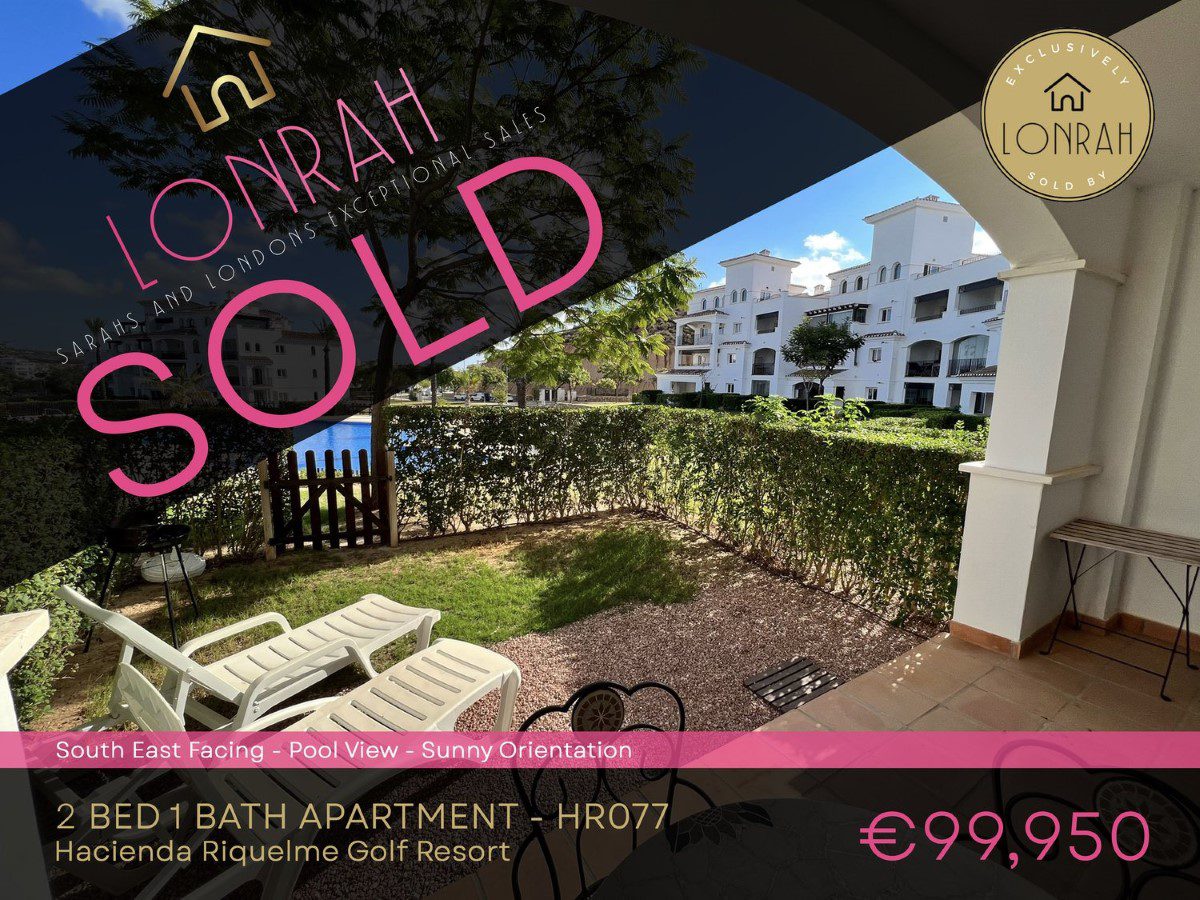 Lonrah Hacienda Riquelme Golf Resort HR077 SOLD Lonrah Hacienda Riquelme Golf Resort HR077 SOLD