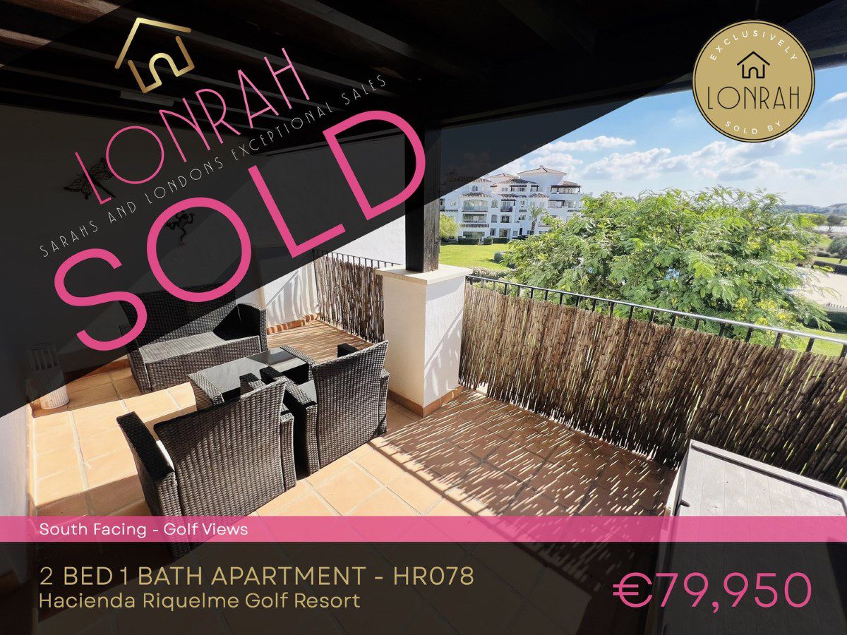 Lonrah Hacienda Riquelme Golf Resort HR078 SOLD Lonrah Hacienda Riquelme Golf Resort HR078 SOLD