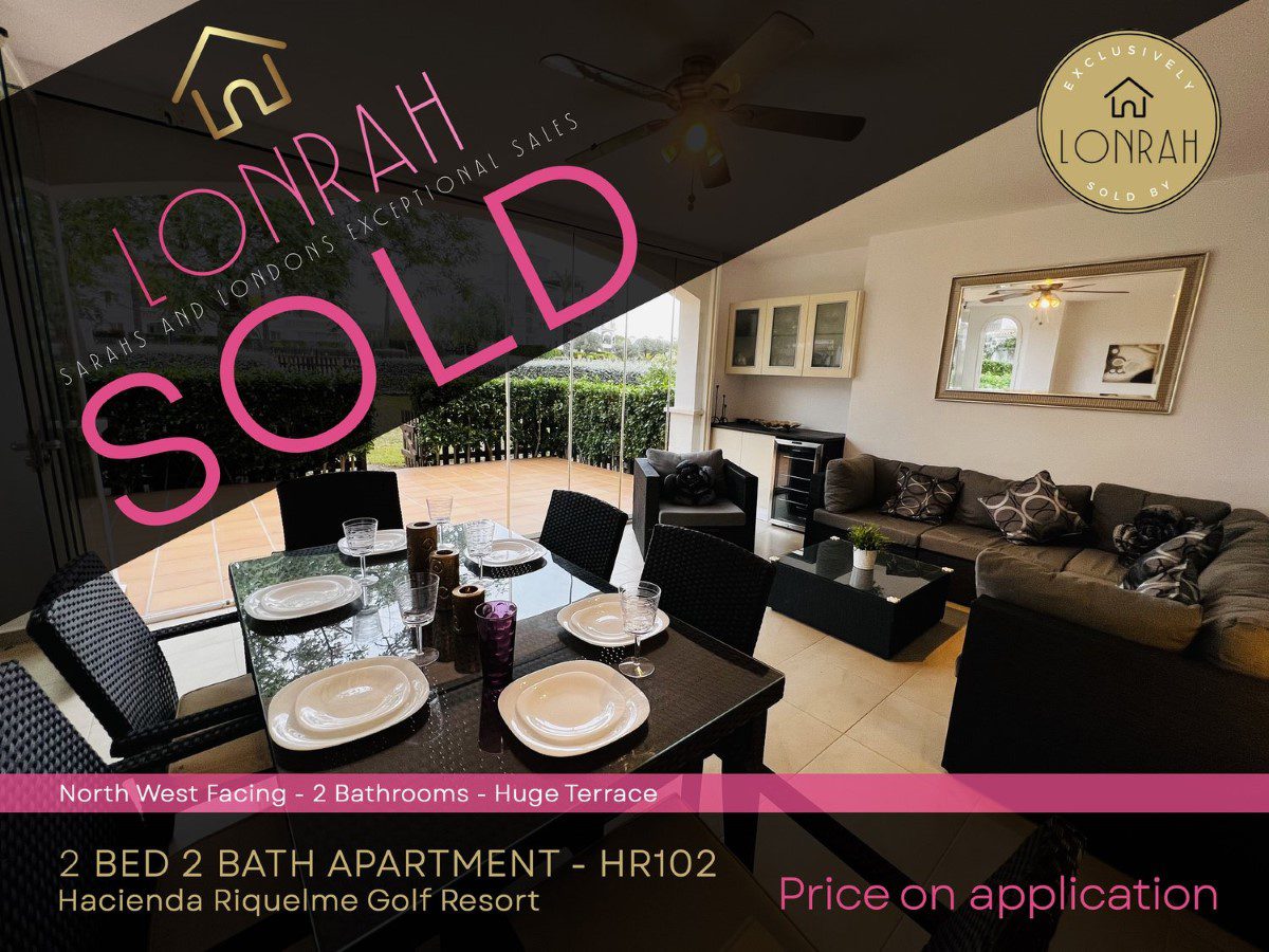 Lonrah Hacienda Riquelme Golf Resort HR102 SOLD Lonrah Hacienda Riquelme Golf Resort HR102 SOLD