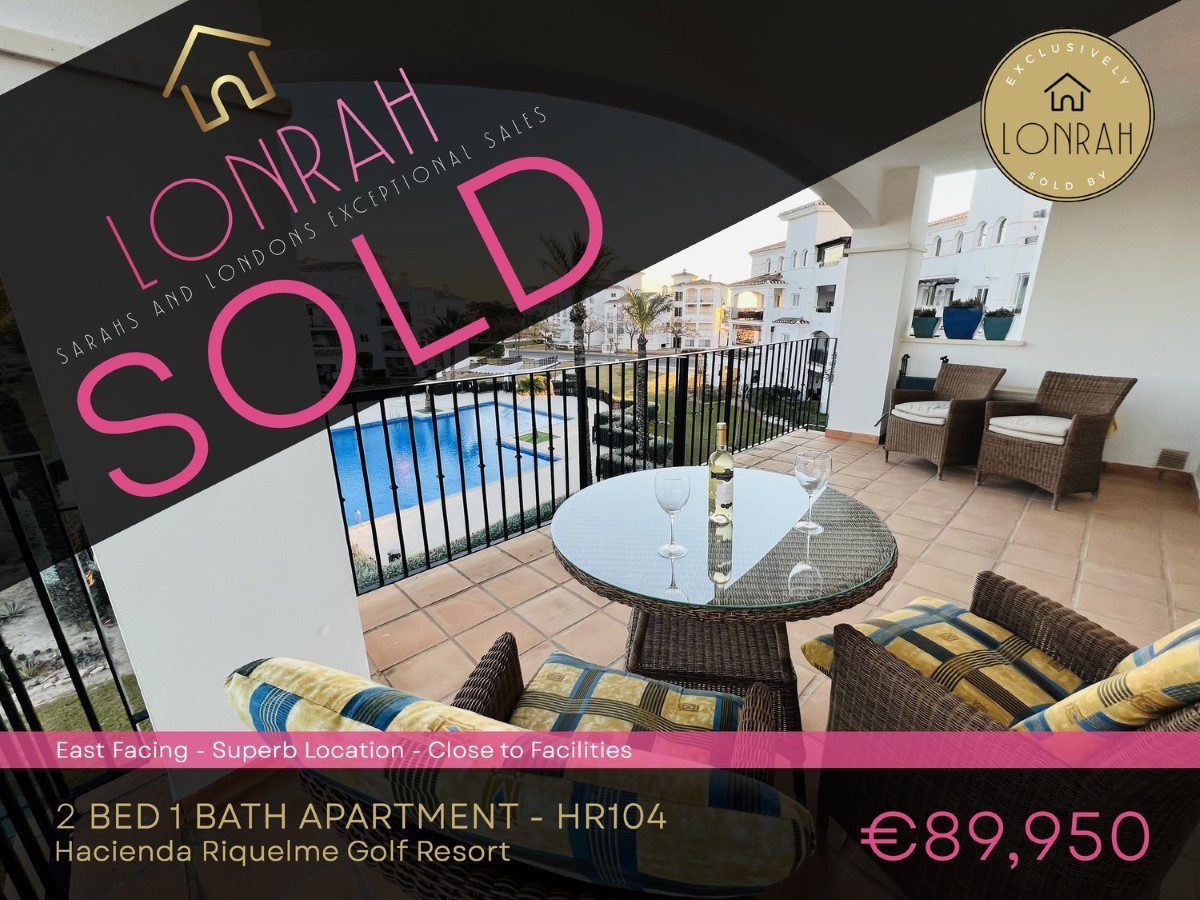 Lonrah Hacienda Riquelme Golf Resort HR104 SOLD Lonrah Hacienda Riquelme Golf Resort HR104 SOLD