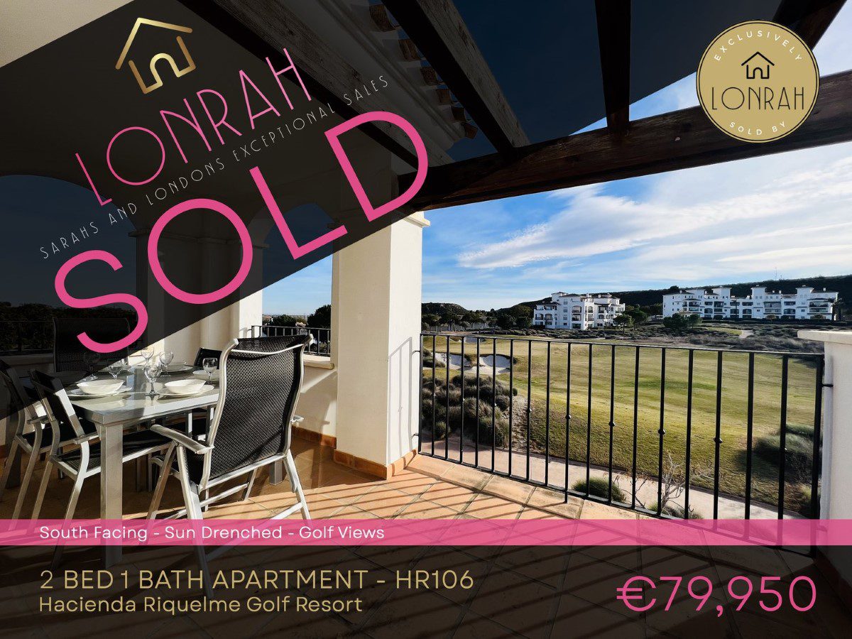 Lonrah Hacienda Riquelme Golf Resort HR106 SOLD Lonrah Hacienda Riquelme Golf Resort HR106 SOLD