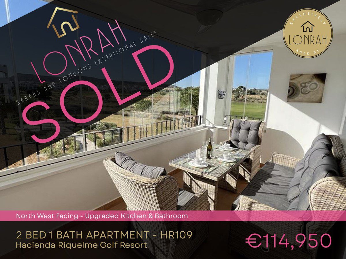 Lonrah Hacienda Riquelme Golf Resort HR109 SOLD Lonrah Hacienda Riquelme Golf Resort HR109 SOLD