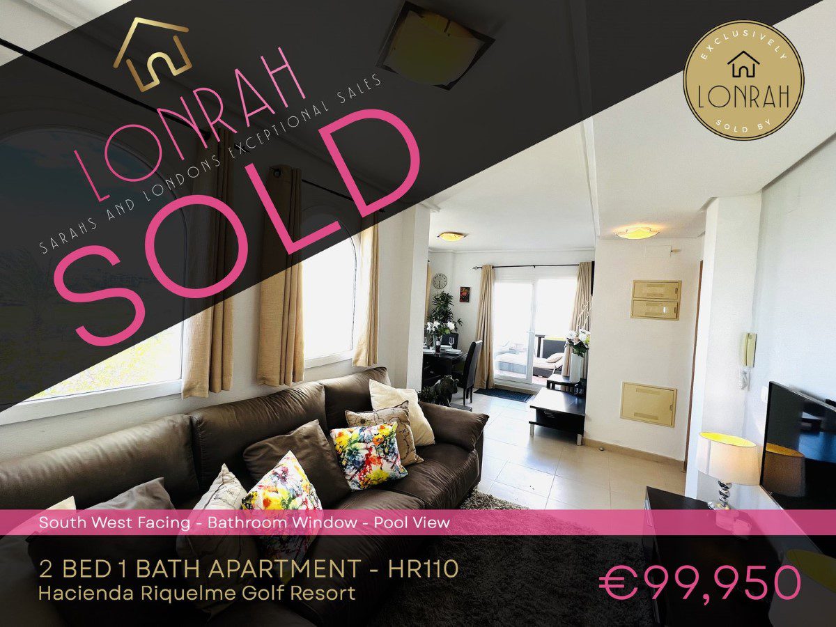 Lonrah Hacienda Riquelme Golf Resort HR110 SOLD Lonrah Hacienda Riquelme Golf Resort HR110 SOLD