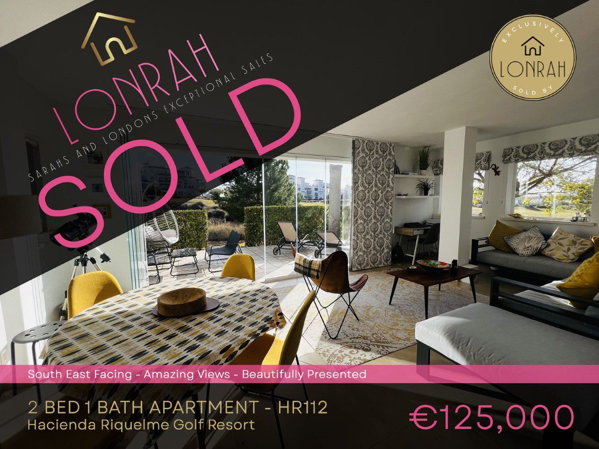 Lonrah Hacienda Riquelme Golf Resort HR112 SOLD Lonrah Hacienda Riquelme Golf Resort HR112 SOLD