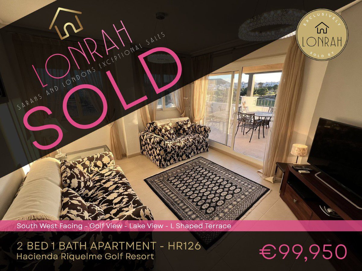 Lonrah Hacienda Riquelme Golf Resort HR126 SOLD Lonrah Hacienda Riquelme Golf Resort HR126 SOLD