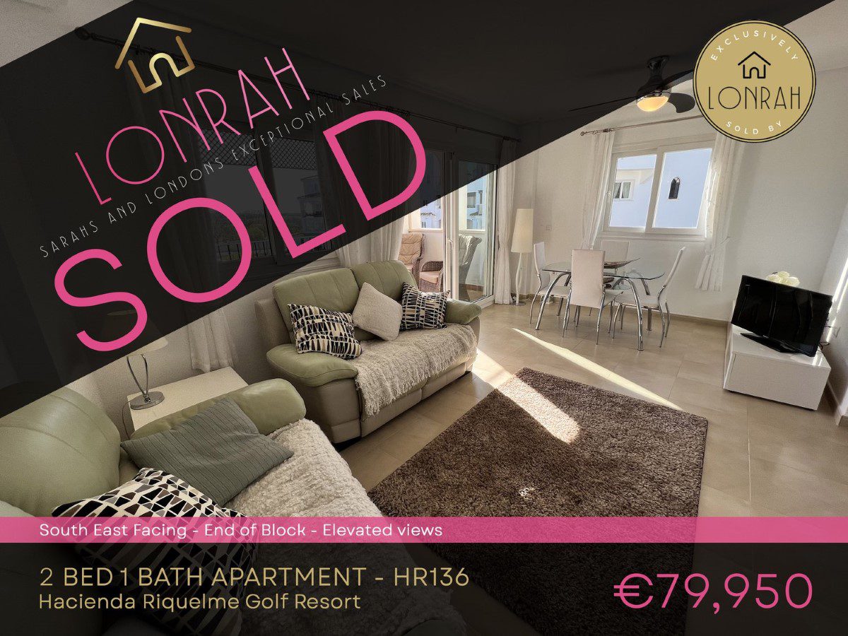 Lonrah Hacienda Riquelme Golf Resort HR136 SOLD Lonrah Hacienda Riquelme Golf Resort HR136 SOLD