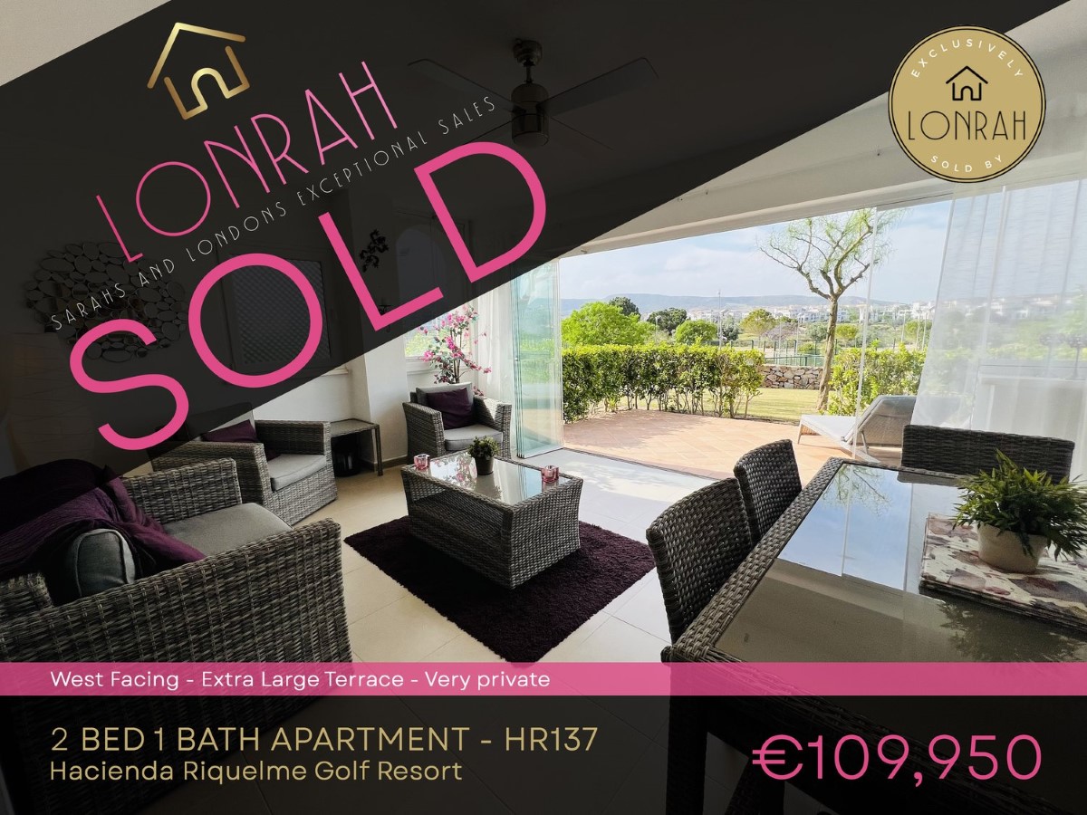 Lonrah Hacienda Riquelme Golf Resort HR137 SOLD Lonrah Hacienda Riquelme Golf Resort HR137 SOLD