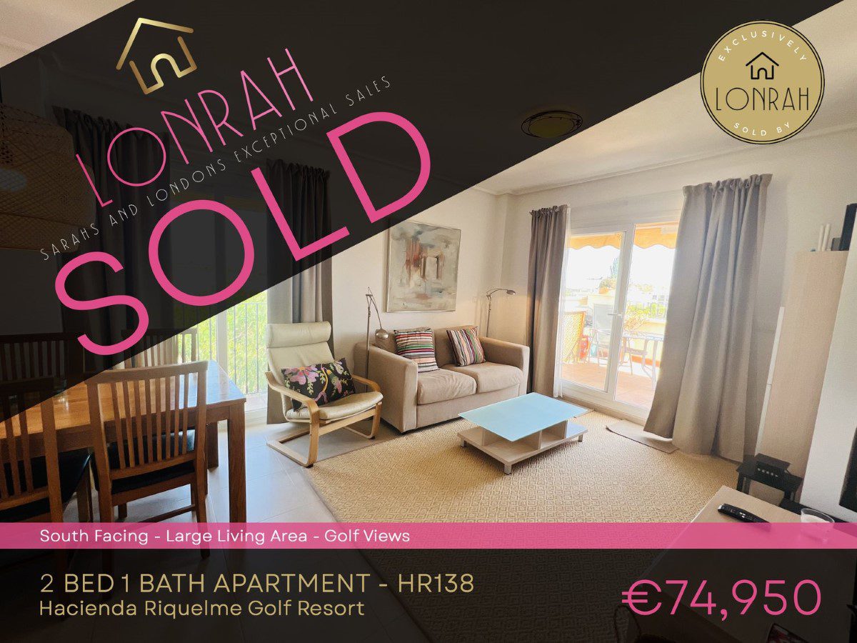 Lonrah Hacienda Riquelme Golf Resort HR138 SOLD Lonrah Hacienda Riquelme Golf Resort HR138 SOLD