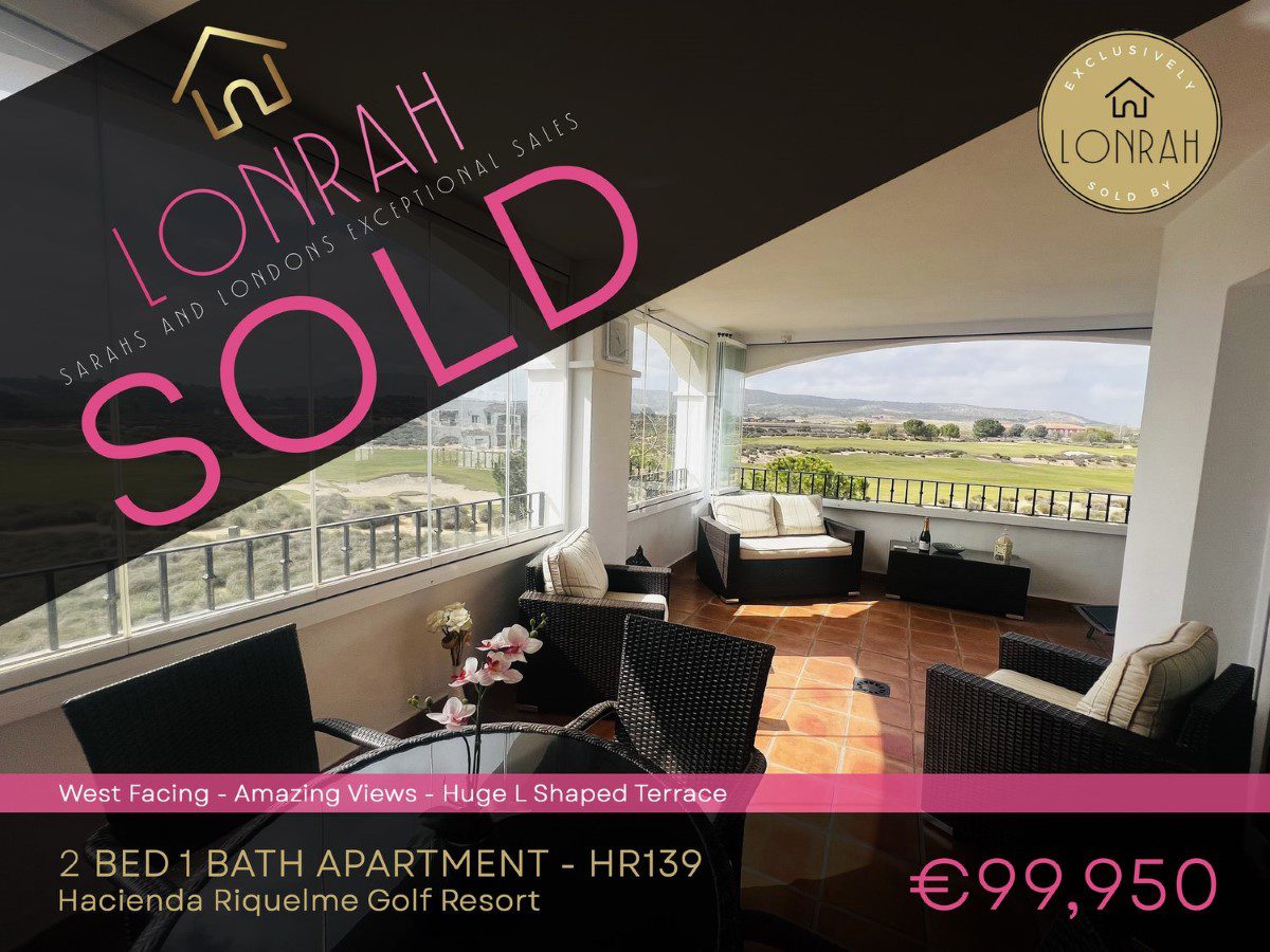 Lonrah Hacienda Riquelme Golf Resort HR139 SOLD Lonrah Hacienda Riquelme Golf Resort HR139 SOLD