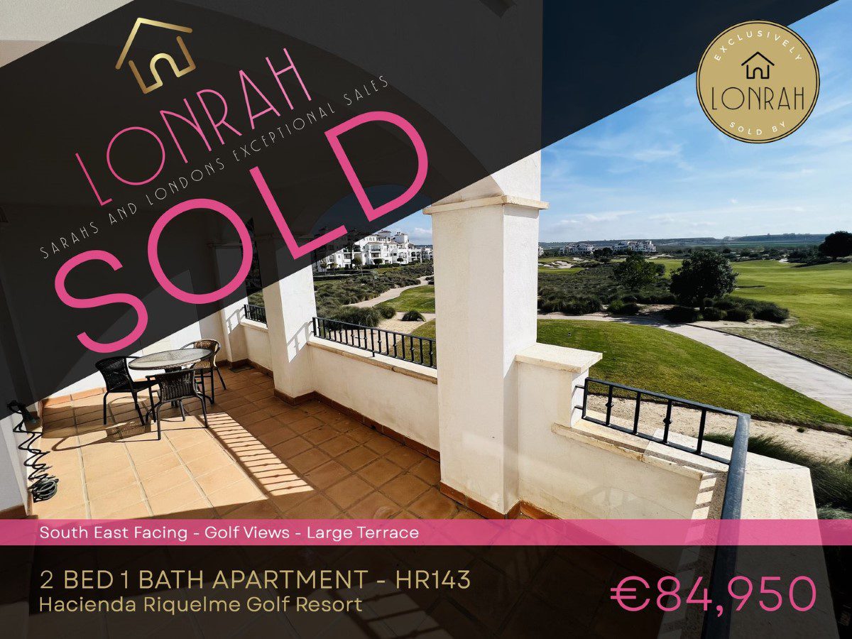 Lonrah Hacienda Riquelme Golf Resort HR143 SOLD Lonrah Hacienda Riquelme Golf Resort HR143 SOLD