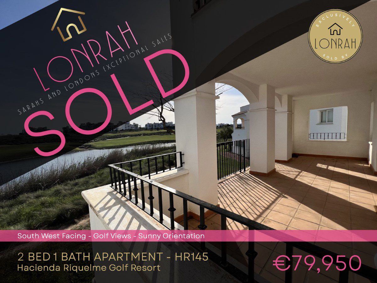 Lonrah Hacienda Riquelme Golf Resort HR145 SOLD Lonrah Hacienda Riquelme Golf Resort HR145 SOLD