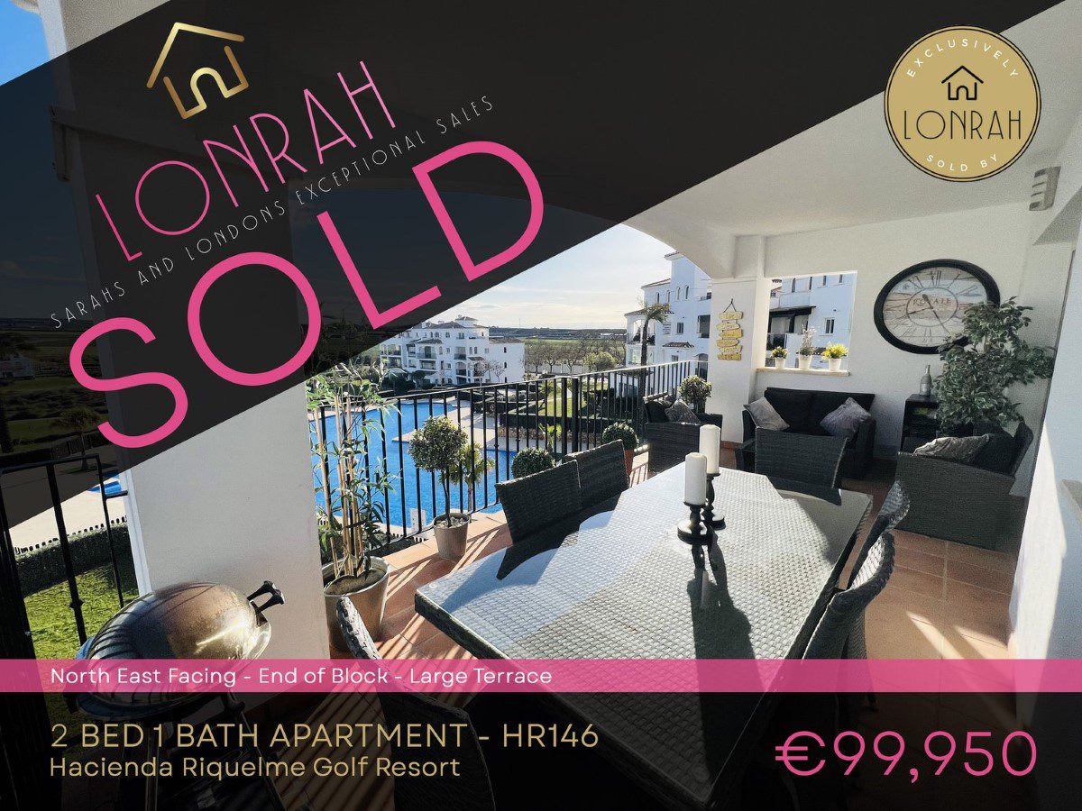 Lonrah Hacienda Riquelme Golf Resort HR146 SOLD Lonrah Hacienda Riquelme Golf Resort HR146 SOLD