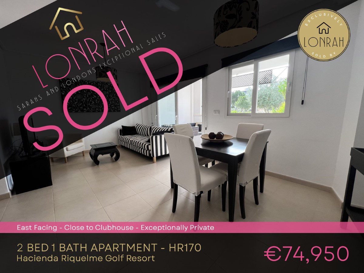 Lonrah Hacienda Riquelme Golf Resort HR170 SOLD Lonrah Hacienda Riquelme Golf Resort HR170 SOLD