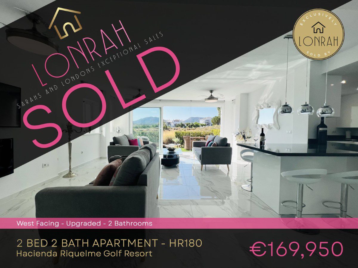 Lonrah Hacienda Riquelme Golf Resort HR180 SOLD Lonrah Hacienda Riquelme Golf Resort HR180 SOLD