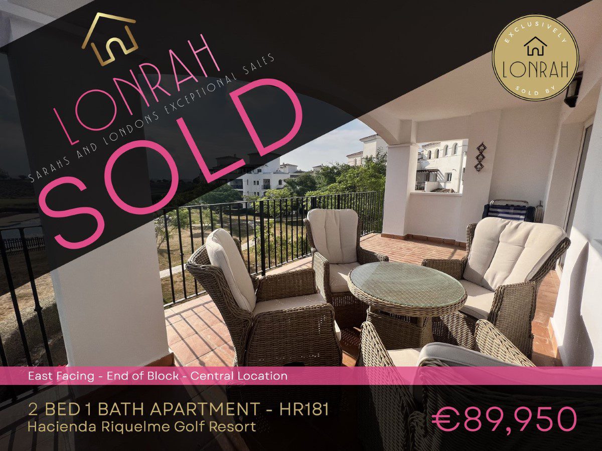 Lonrah Hacienda Riquelme Golf Resort HR181 SOLD Lonrah Hacienda Riquelme Golf Resort HR181 SOLD