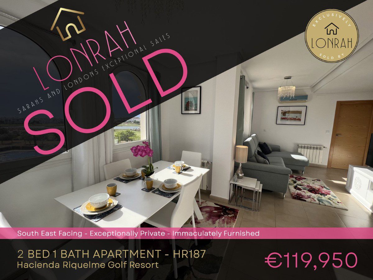 Lonrah Hacienda Riquelme Golf Resort HR187 SOLD