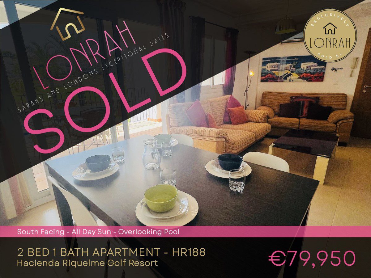 Lonrah Hacienda Riquelme Golf Resort HR188 SOLD Lonrah Hacienda Riquelme Golf Resort HR188 SOLD