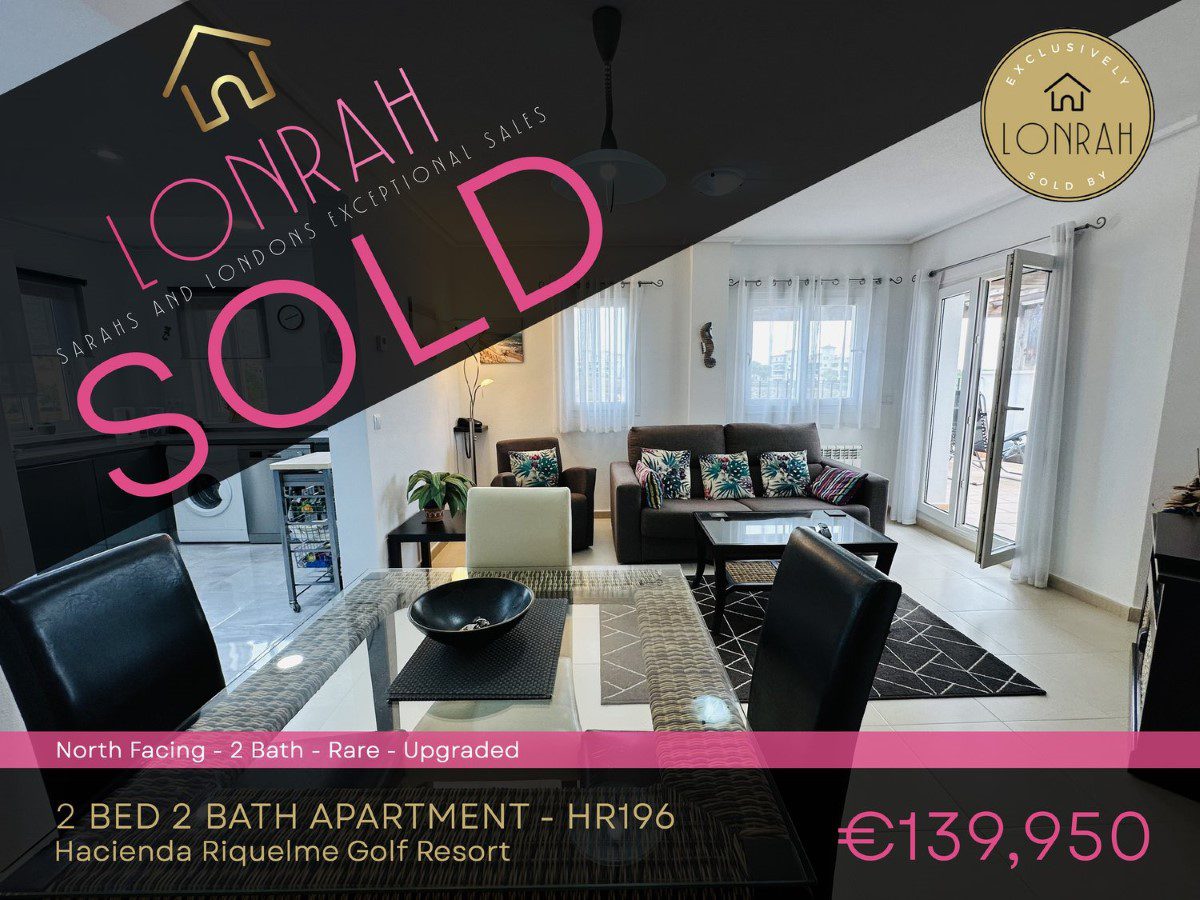 Lonrah Hacienda Riquelme Golf Resort HR196 SOLD Lonrah Hacienda Riquelme Golf Resort HR196 SOLD