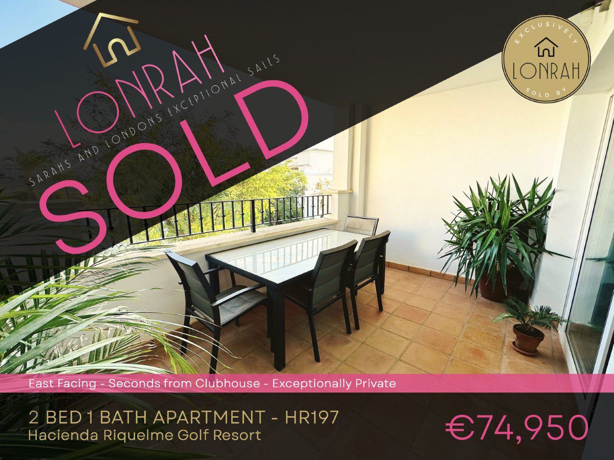 Lonrah Hacienda Riquelme Golf Resort HR197 SOLD Lonrah Hacienda Riquelme Golf Resort HR197 SOLD
