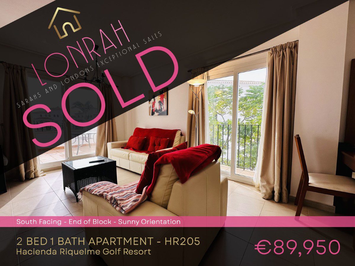 Lonrah Hacienda Riquelme Golf Resort HR205 SOLD