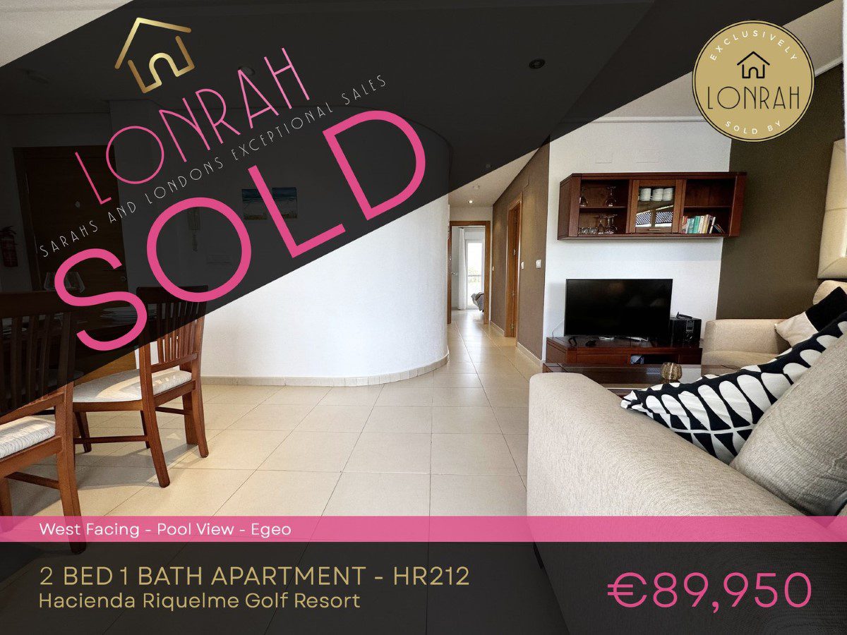 Lonrah Hacienda Riquelme Golf Resort HR212 SOLD Lonrah Hacienda Riquelme Golf Resort HR212 SOLD