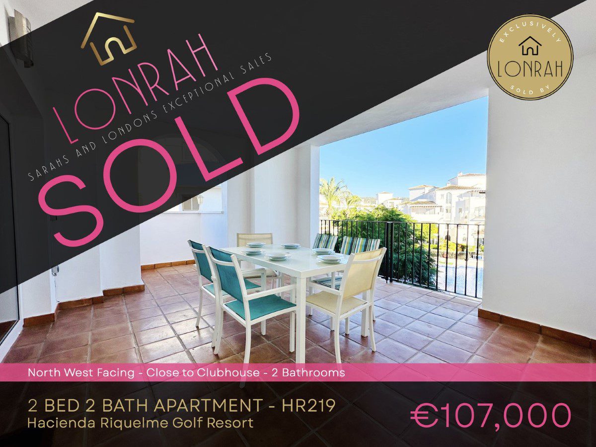 Lonrah Hacienda Riquelme Golf Resort HR219 SOLD Lonrah Hacienda Riquelme Golf Resort HR219 SOLD