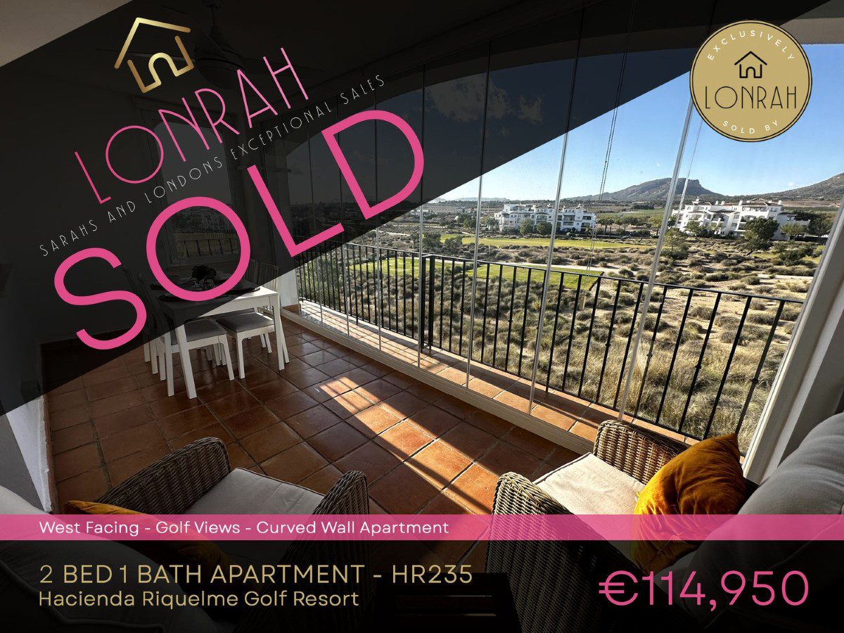 Lonrah Hacienda Riquelme Golf Resort HR235 SOLD Lonrah Hacienda Riquelme Golf Resort HR235 SOLD