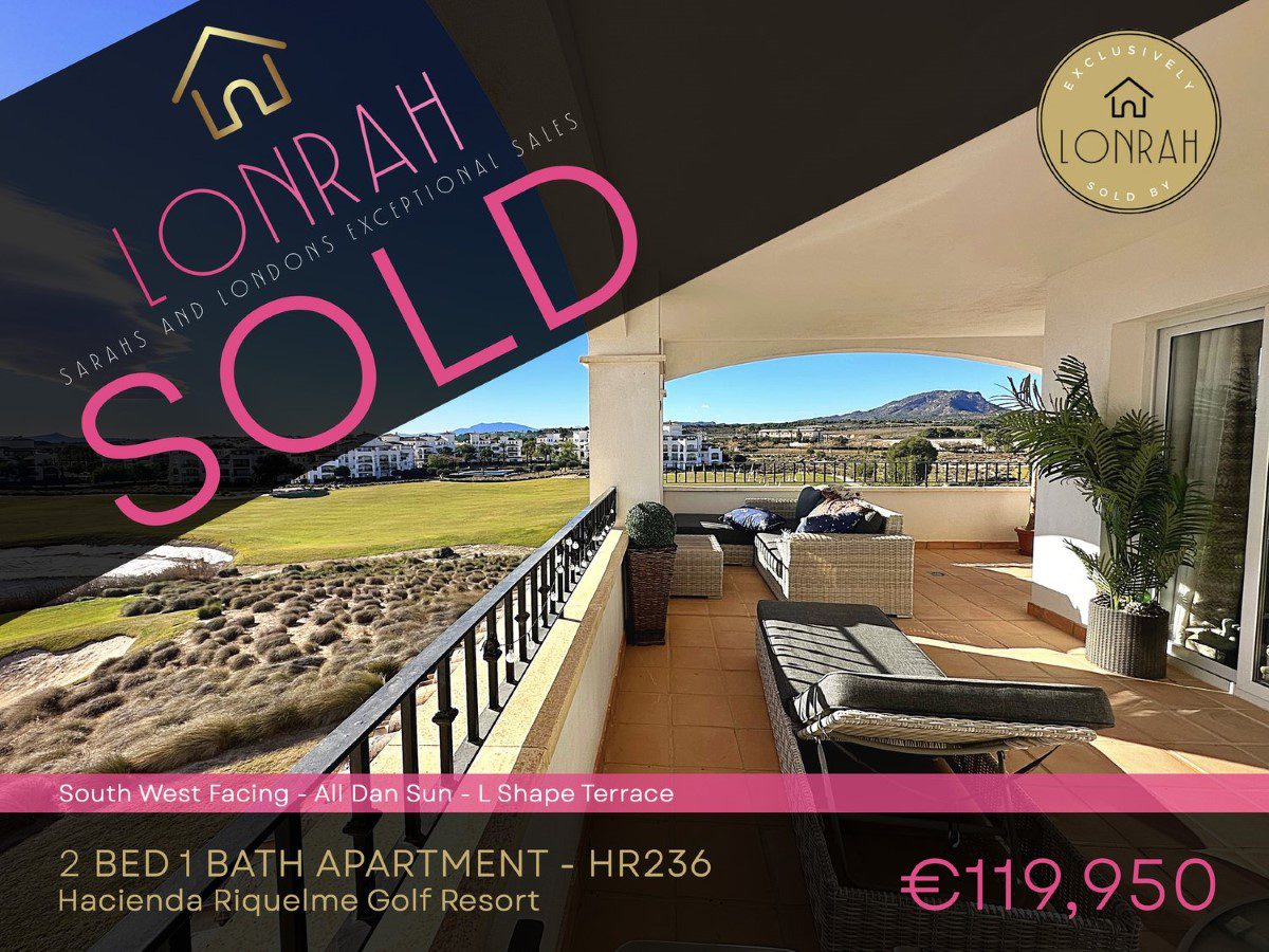 Lonrah Hacienda Riquelme Golf Resort HR236 SOLD Lonrah Hacienda Riquelme Golf Resort HR236 SOLD