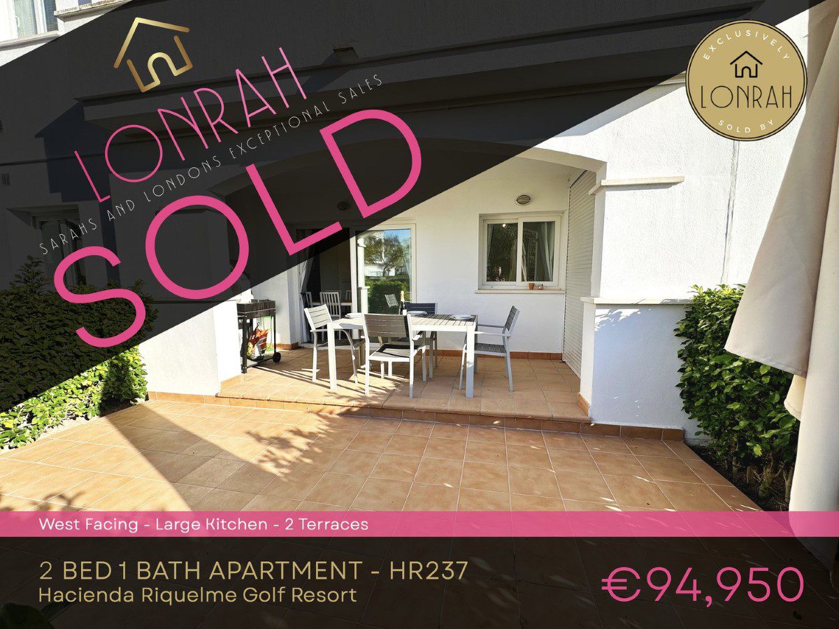 Lonrah Hacienda Riquelme Golf Resort HR237 SOLD Lonrah Hacienda Riquelme Golf Resort HR237 SOLD