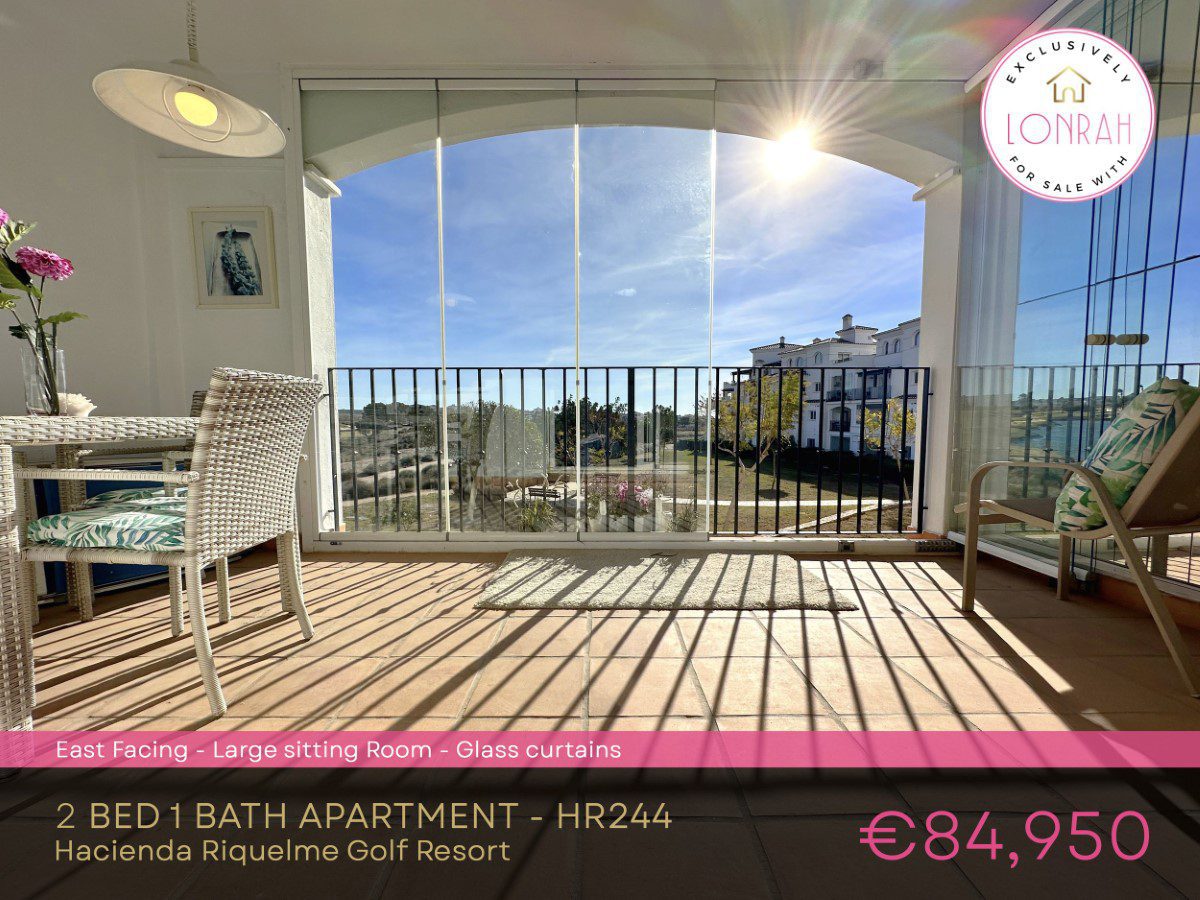 Lonrah Hacienda Riquelme Golf Resort HR244.jpg Hacienda Riquelme Golf Resort Apartment HR244 For Sale
