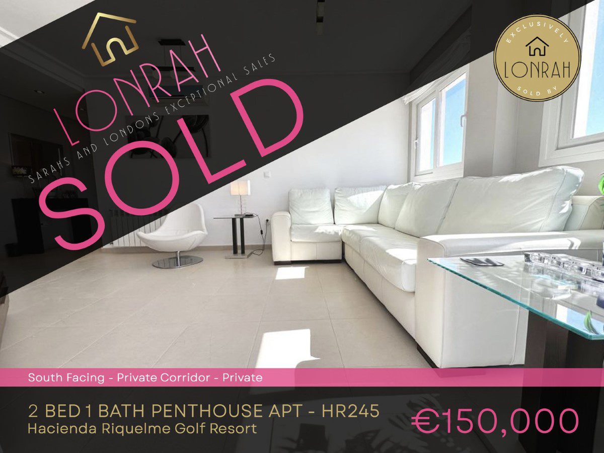 Lonrah Hacienda Riquelme Golf Resort HR245 SOLD Lonrah Hacienda Riquelme Golf Resort HR245 SOLD