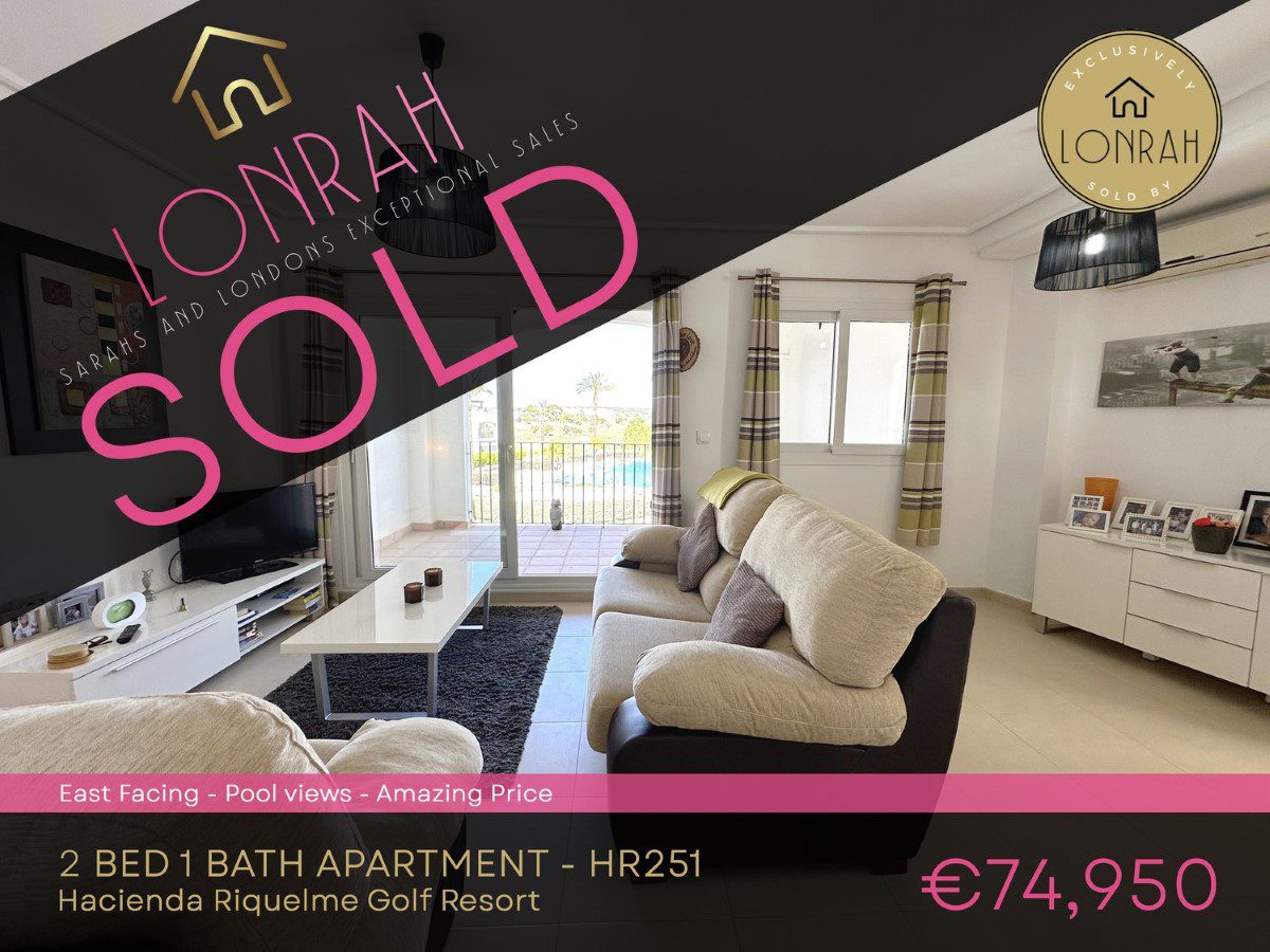 Lonrah Hacienda Riquelme Golf Resort HR251 SOLD Lonrah Hacienda Riquelme Golf Resort HR251 SOLD