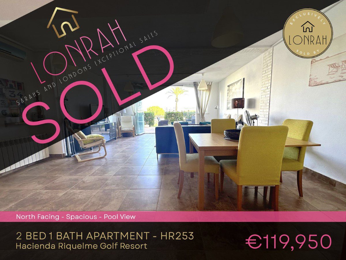 Lonrah Hacienda Riquelme Golf Resort HR253 sold